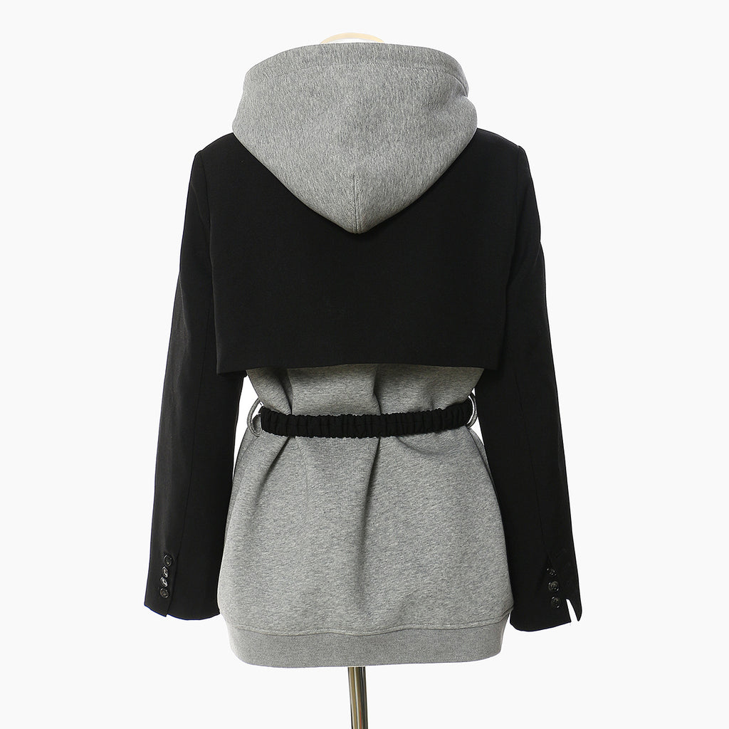 Women chain hooded sweatshirt