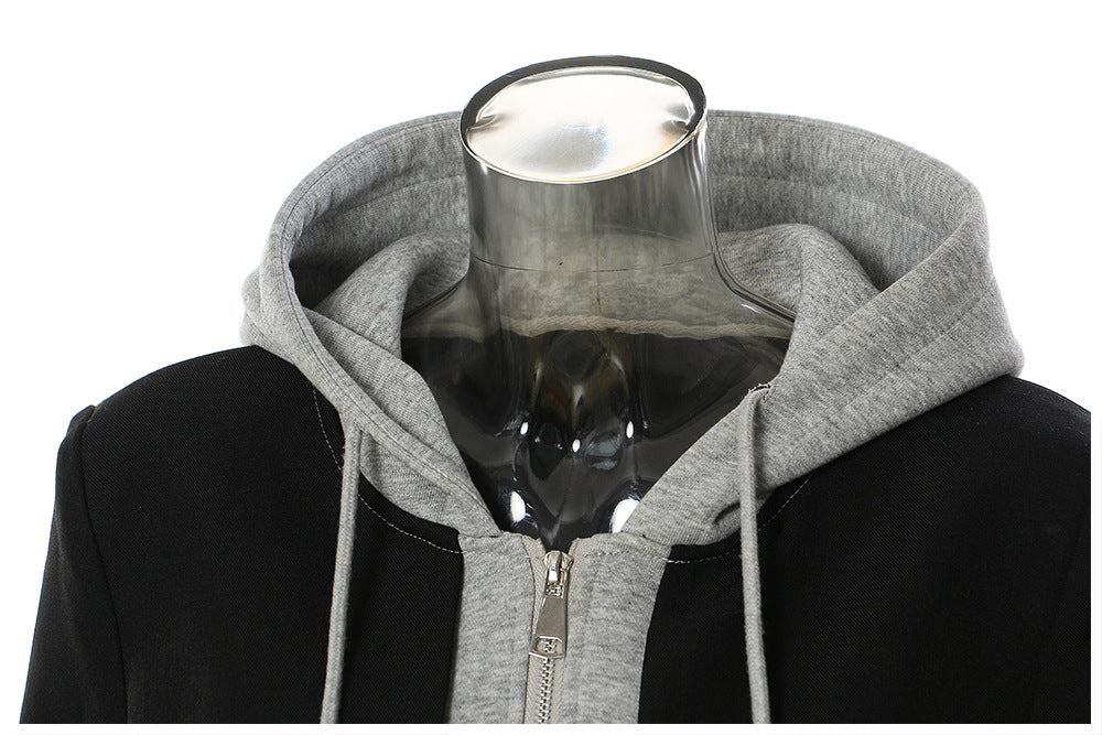 Women chain hooded sweatshirt