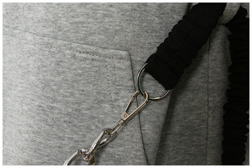 Women chain hooded sweatshirt