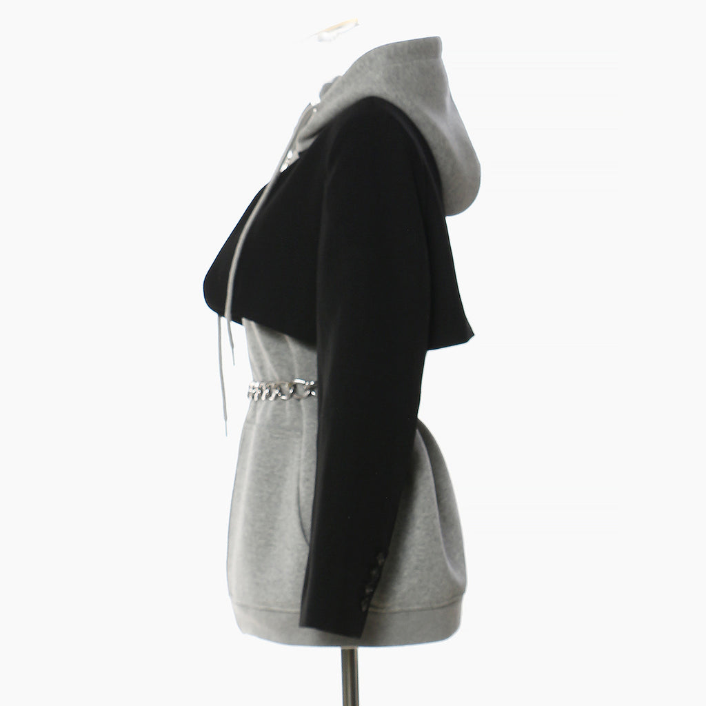 Women chain hooded sweatshirt